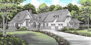 Craftsman, Baird Graham Company, Sloan Valley Farms, Architect Chris Reebals, Rendering by Ben Johnson